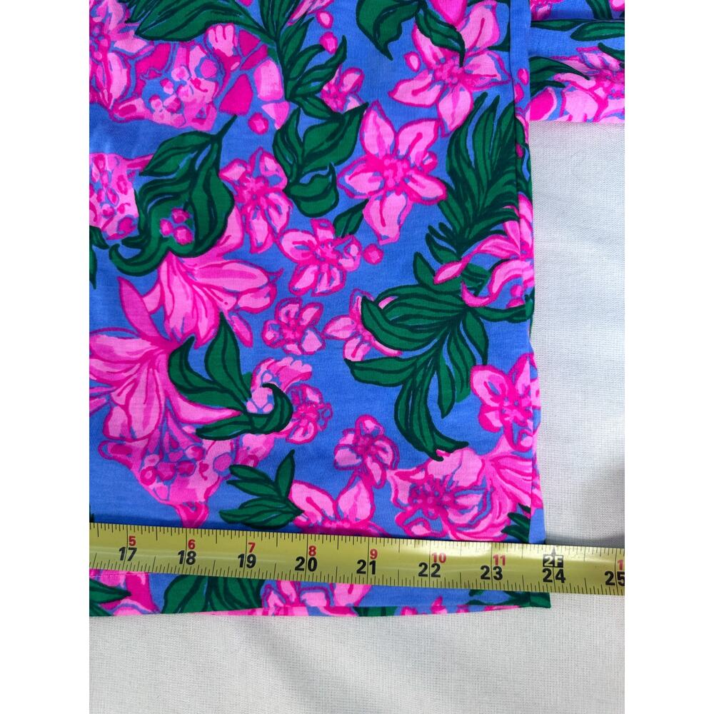 Lilly Pulitzer Women's XL NWT Tessa 3/4 Sleeve V Neck Cerise Pink Safari Sunset - Picture 13 of 13